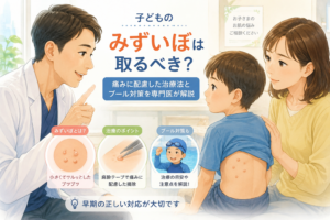 投稿についてもっと詳しく 子どもの「みずいぼ」は取るべき？痛みに配慮した治療法とプール対策を皮膚科専門医が解説