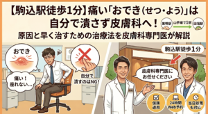 投稿についてもっと詳しく 痛い「おでき（せつ・よう）」は自分で潰さず皮膚科へ！原因と早く治すための治療法を専門医が解説