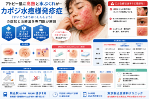 投稿についてもっと詳しく アトピー肌に高熱と水ぶくれが…「カポジ水痘様発疹症」の症状と治療法を専門医が解説