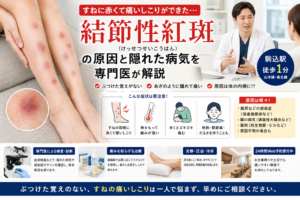 投稿についてもっと詳しく すねに赤くて痛いしこりができた…「結節性紅斑」の原因と隠れた病気を専門医が解説