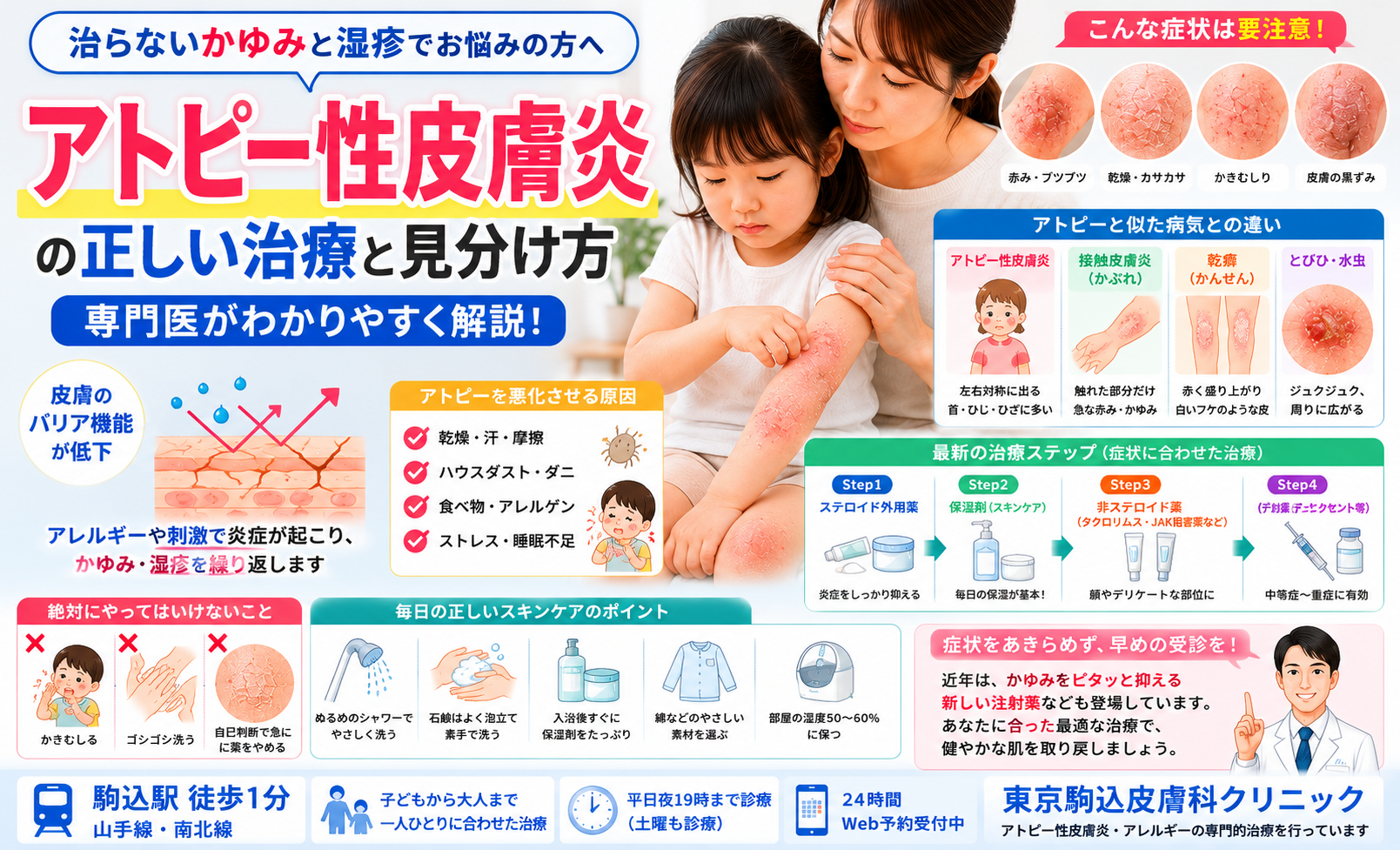 治らないかゆみと湿疹…「アトピー性皮膚炎」の正しい治療と見分け方を