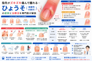 投稿についてもっと詳しく 指先がズキズキ痛んで腫れる…「ひょうそ（細菌性爪囲炎）」の症状と治療法を専門医が解説