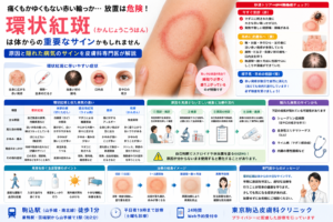 投稿についてもっと詳しく 赤い輪っかが広がる？「環状紅斑」の原因と隠れた病気のサインを専門医が解説
