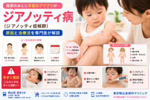 投稿についてもっと詳しく 風邪のあとに手足のブツブツが…「ジアノッティ病」の原因と治療法を専門医が解説