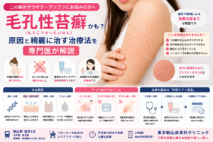 投稿についてもっと詳しく 二の腕のザラザラ・ブツブツは「毛孔性苔癬」？原因と綺麗に治す治療法を専門医が解説