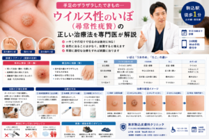 投稿についてもっと詳しく 手足のザラザラしたできものは「ウイルス性のいぼ（尋常性疣贅）」？正しい治療法を専門医が解説