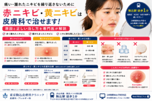 投稿についてもっと詳しく 赤ニキビ・黄ニキビの原因は？膿・腫れを悪化させない治療法