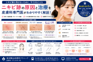投稿についてもっと詳しく ニキビ跡を残さないためには？赤み・色素沈着・クレーターの原因と治療